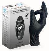 medaSEPT® nitrile max grip black pf